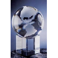 Embedded Globe w/ Clear Base (2 3/16"x2 3/16"x2 3/16")